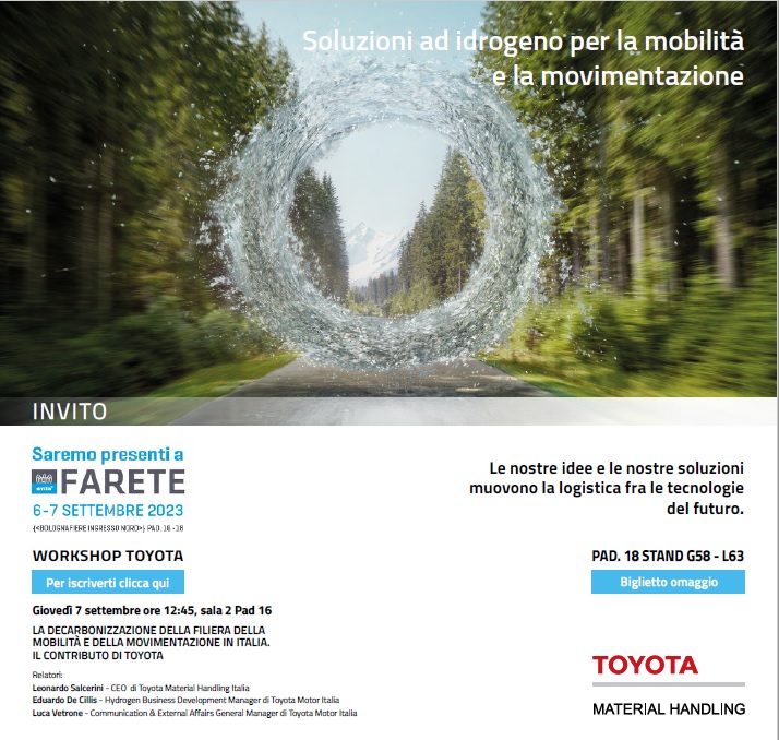 Toyota Material Handling Invito Workshop Farete