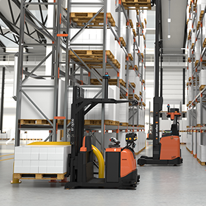 Automated warehouse trucks 