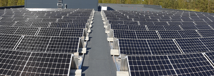 placas solares en las instalaciones de toyota material handling