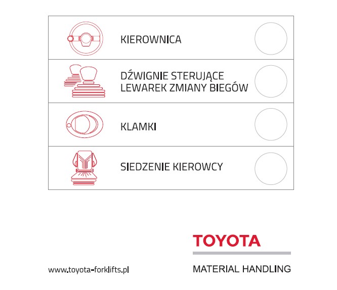 dezynfekcja wózków widłowych Toyota