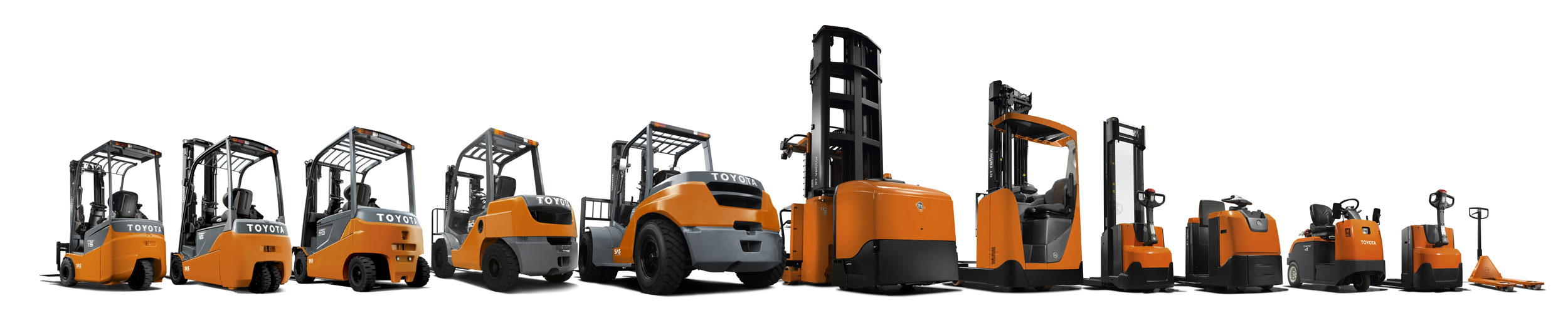 Toyota Forklift product Range