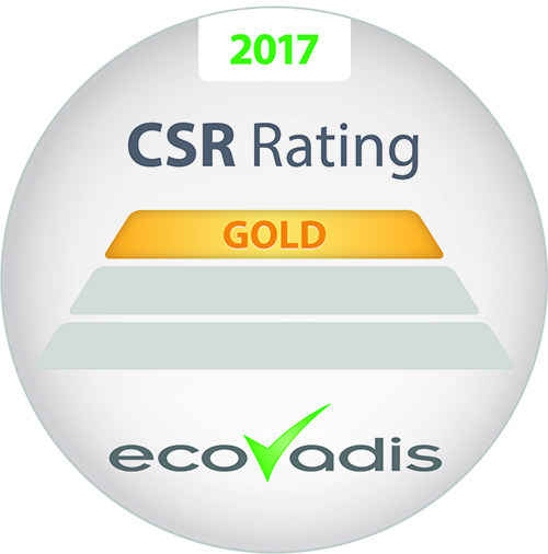 EcoVadis gold 2017