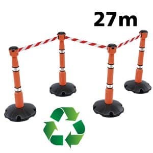  - Skipper 27m retractable safety barriers kit - Main image