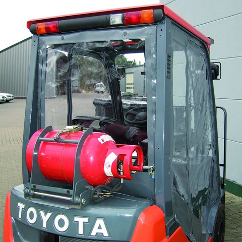 Kabinennachrüstung - PVC-Seitenteile Toyota Tonero, 8FD/FG 35-60N - Main image