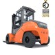 Electric counterbalanced truck - Toyota Traigo 80 8 tonnes with 900mm load centre - Main image