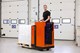Powered pallet truck - BT Levio 2t Stand-on Powered Pallet Truck - Application image
