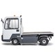 Towing tractor - Simai 2t, com plataforma e capacidade de reboque de 10t - Imagem lateral