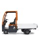 Towing tractor - Simai 1.5t, com plataforma e capacidade de reboque de 10t - Imagem lateral