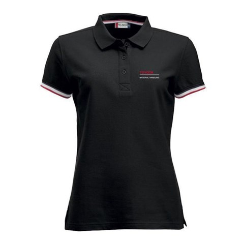Frágil Tigre Una noche Camiseta polo negra para mujer - Toyota Fanshop | Toyota Material Handling