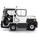 Chariot tracteur  - Simai 29 t à conducteur porté assis pour usage intensif et longues distances - Image latérale