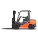 IC counterbalanced truck - Toyota Tonero HST Diesel Forklift 3.5t - Side image