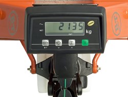 Built-in weight indicator