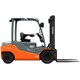 Electric counterbalanced truck - Toyota Traigo 80 Electric Forklift 4.5t - Side image